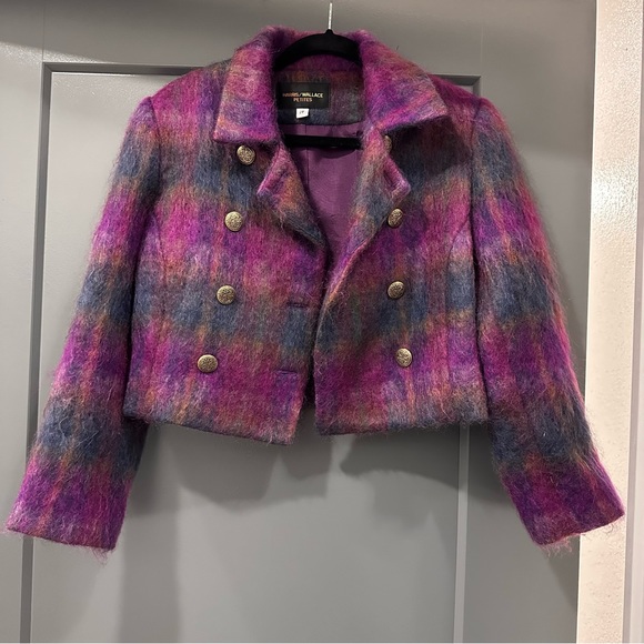 Harris/Wallace Mohair Cropped Blazer (2P) academia vibes wool/mohair blend - Picture 1 of 11